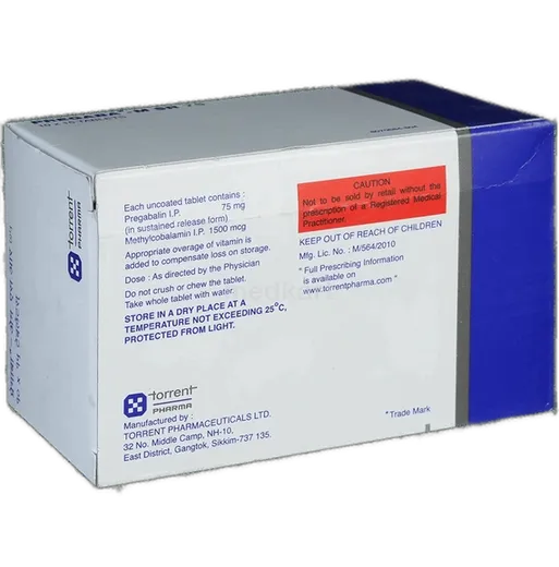 pregaba m sr 75mg tablet 15's